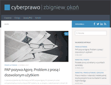 Tablet Screenshot of cyberprawo.org